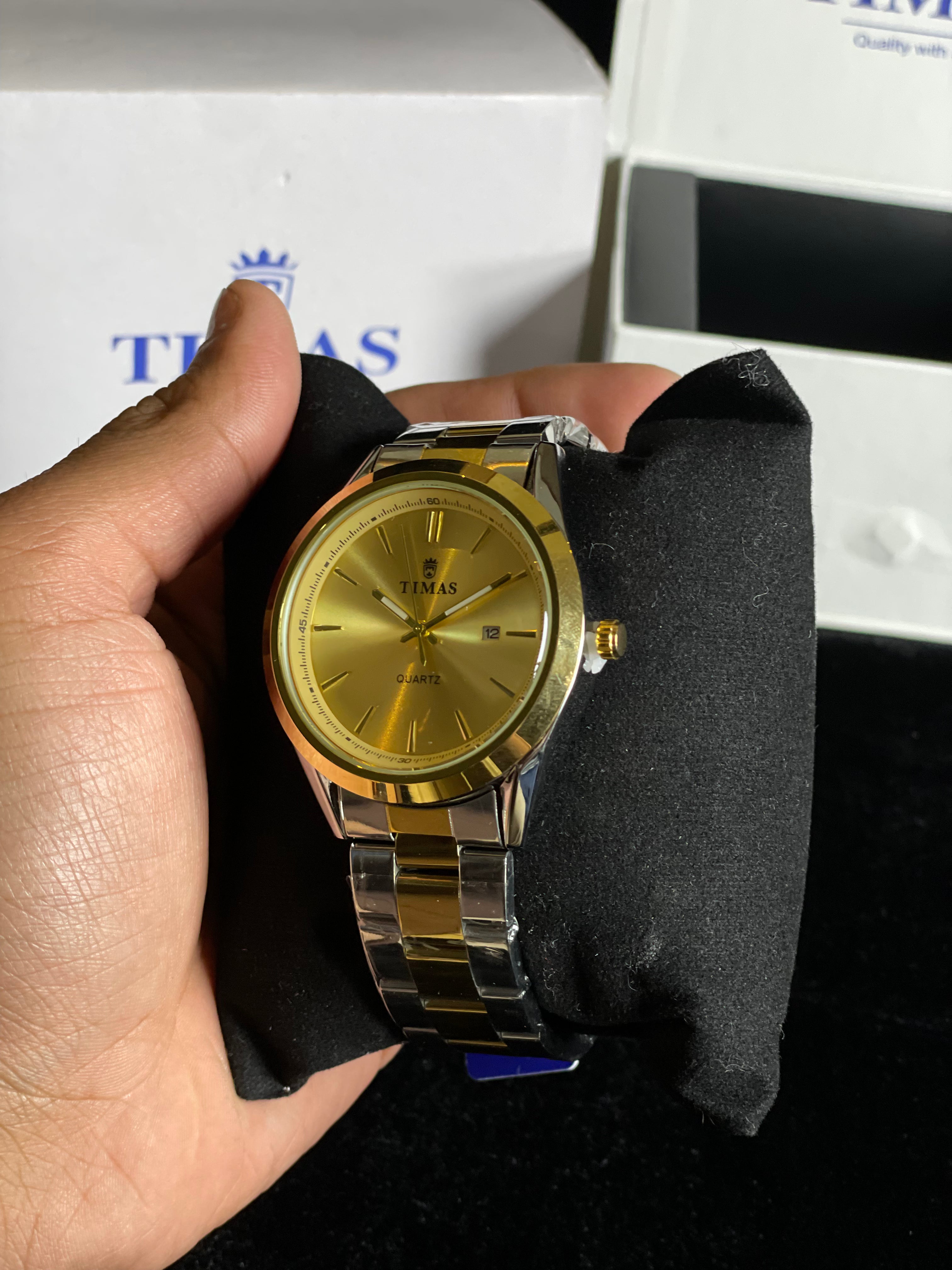 Timas Premium Steel Quartz Watch