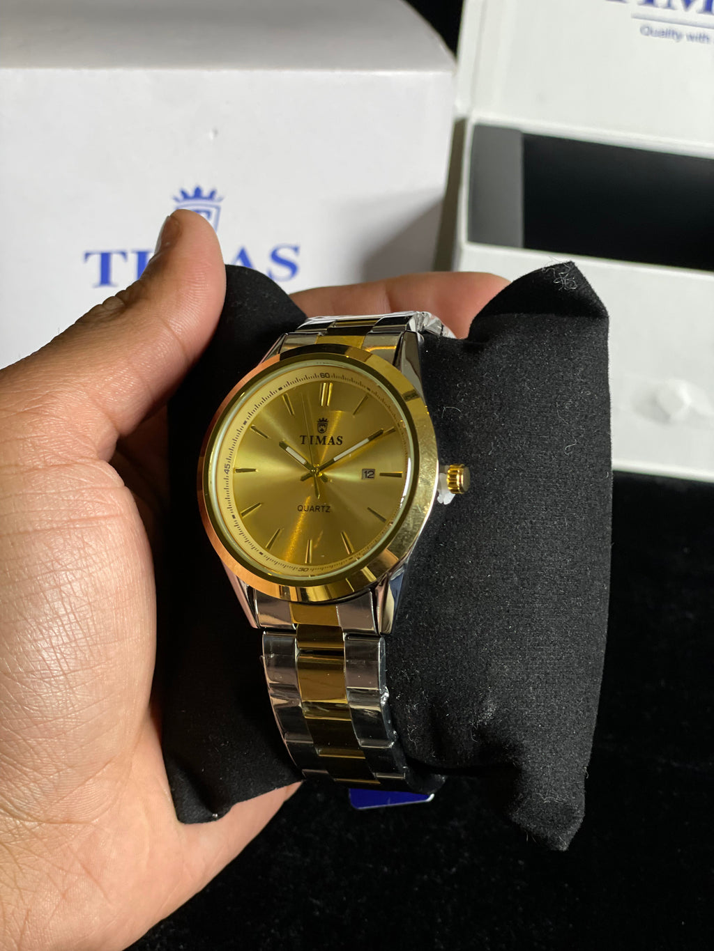 Timas Premium Steel Quartz Watch