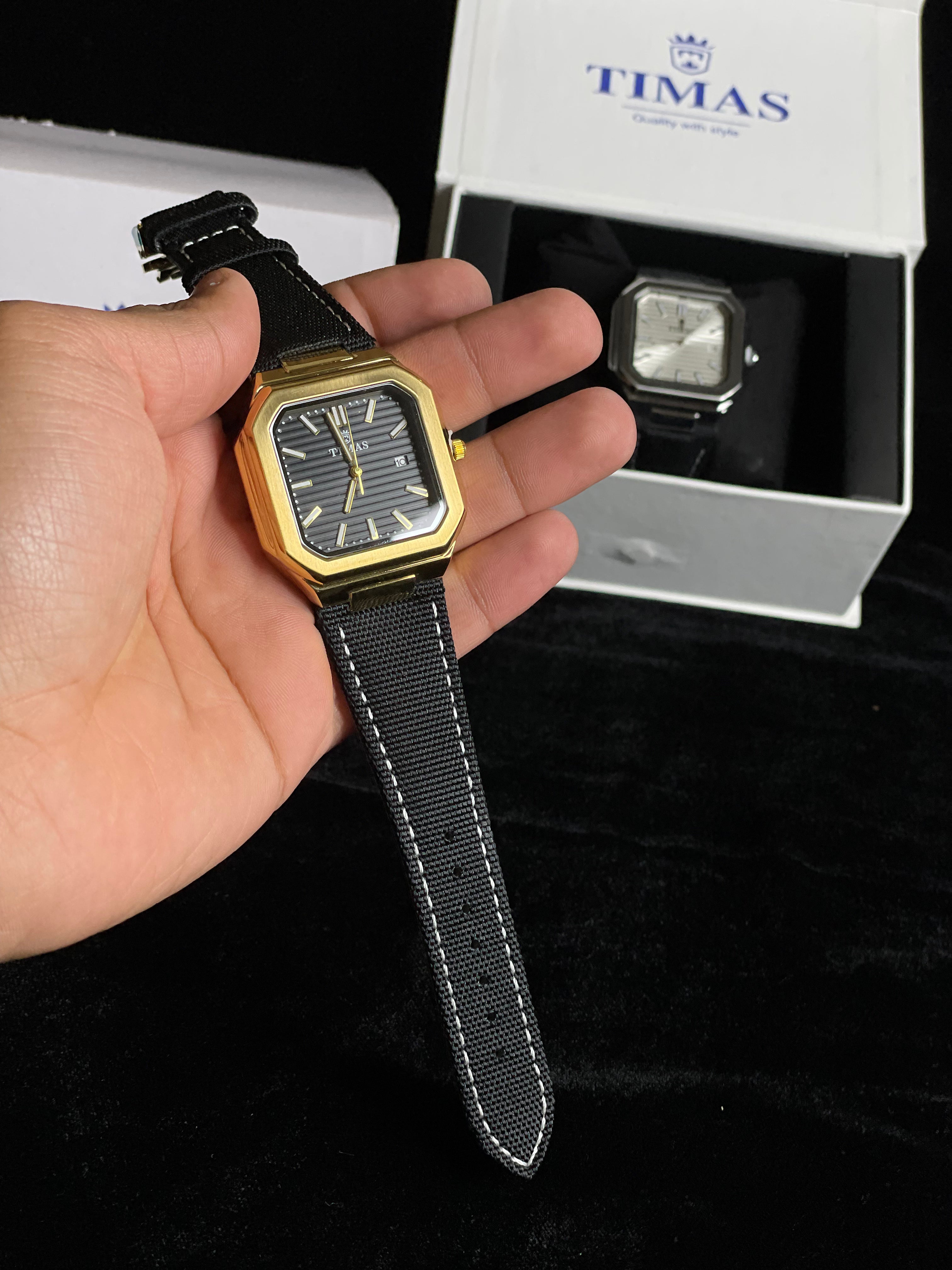 Timas Watch With Comfortable fabric Strip