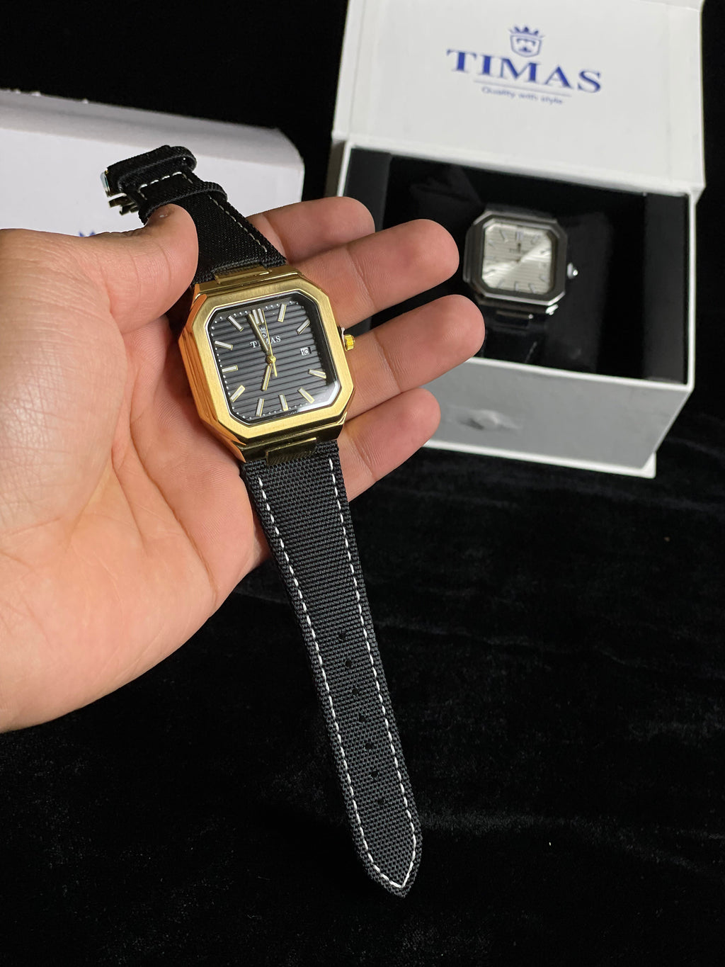 Timas Watch With Comfortable fabric Strip