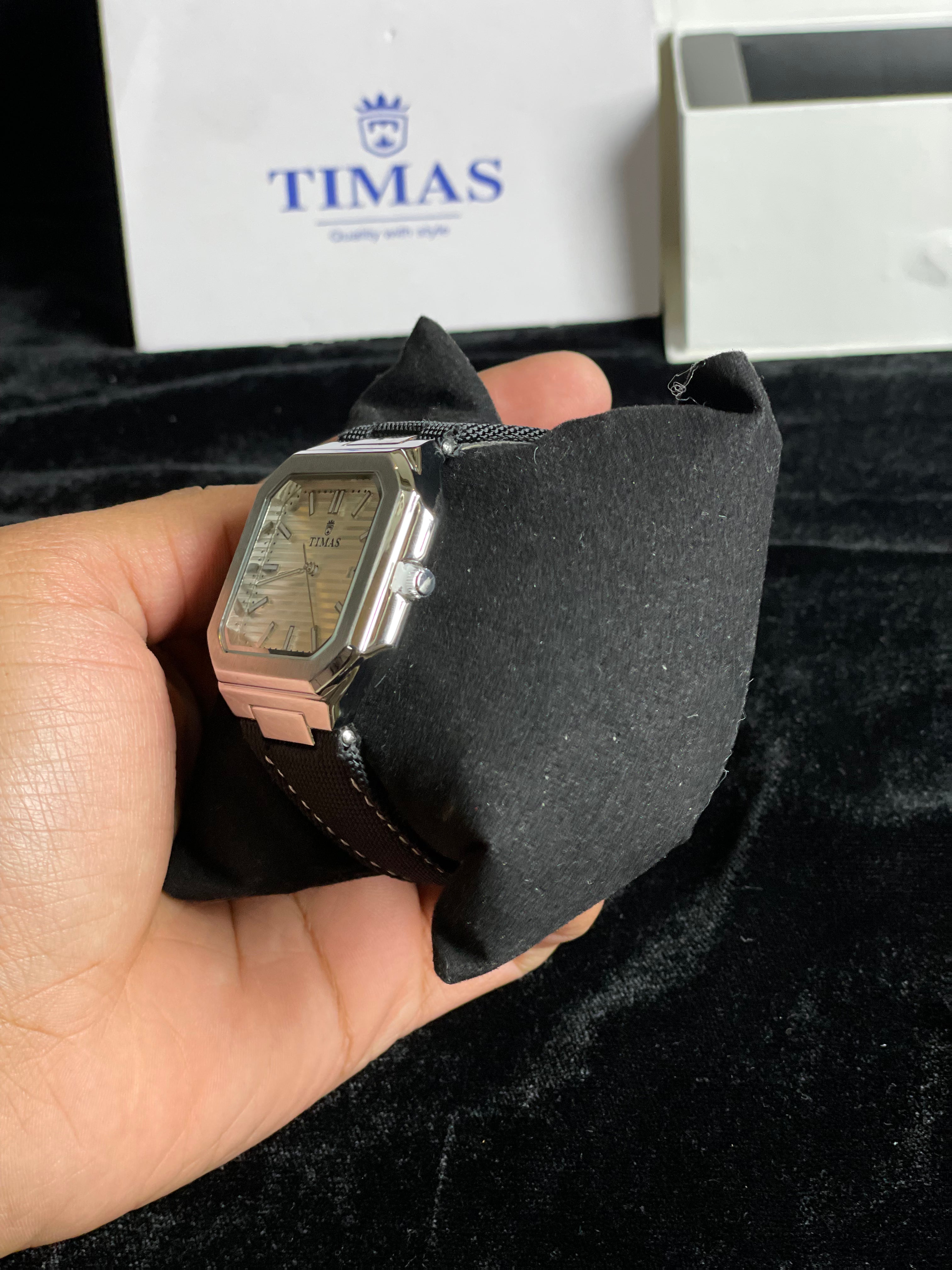 Timas Watch With Comfortable fabric Strip